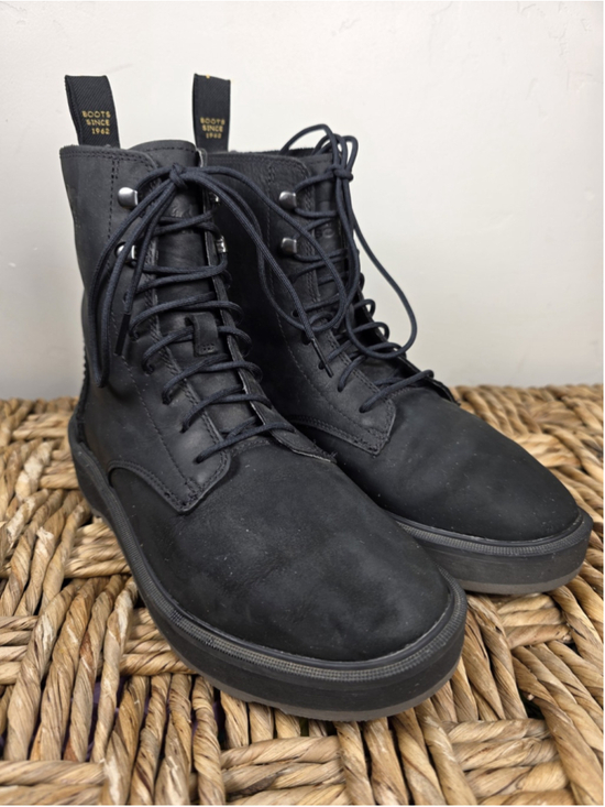 Sorel Shoes - SOREL Hi-Line Lace Boots Women 6.5 Black Leather Waterproof Combat Ankle